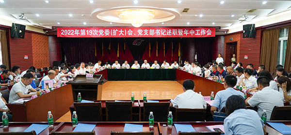 綿陽機(jī)場召開2022年第19次黨委（擴(kuò)大）會、黨支部書記述職暨年中工作會.jpg